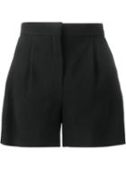 Alberta Ferretti Wide-leg Tailored Shorts, Women's, Size: 42, Black, Acetate/rayon