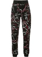 Haculla Abstract Print Sweatpants - Black