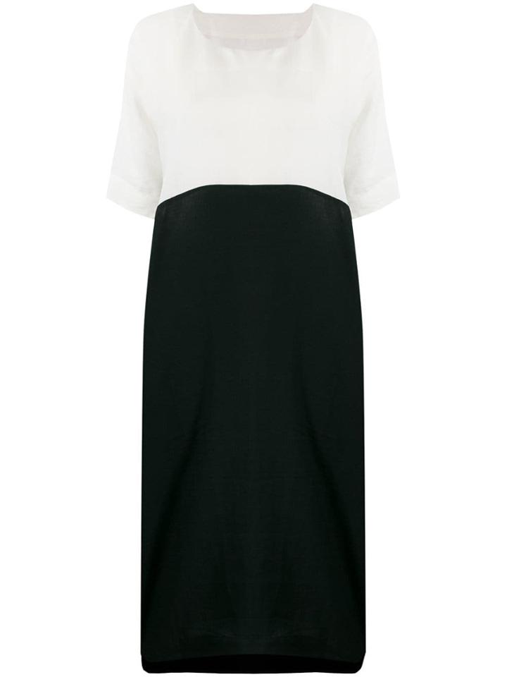 Daniela Gregis Two-tone Dress - White