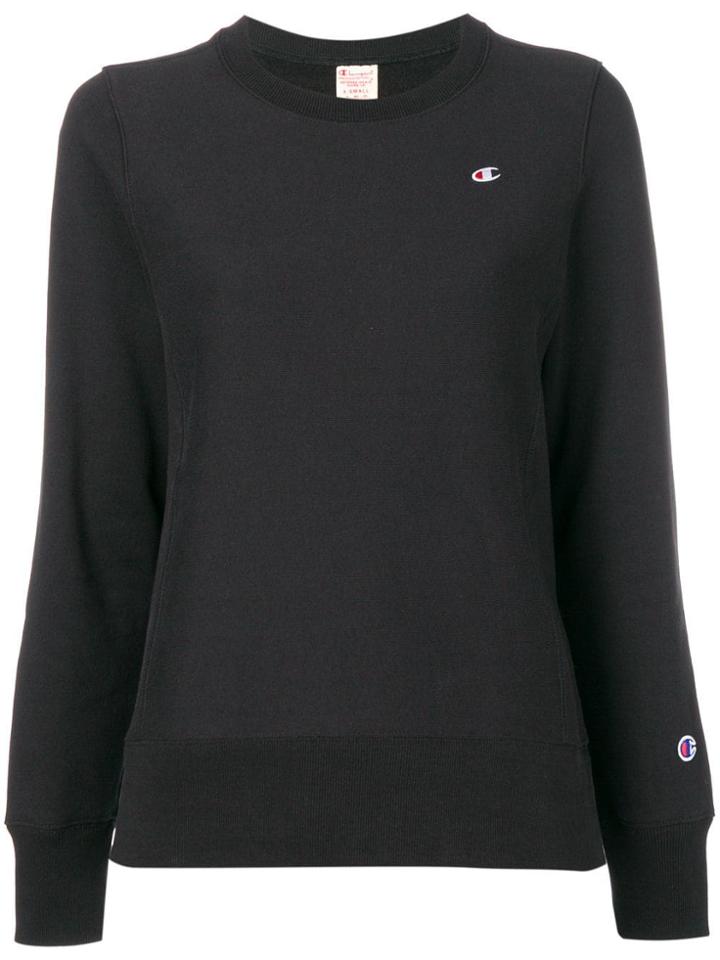 Champion Crew Neck Sweater - Black
