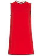 Gucci Sleeveless Ribbon Detail Mini Dress - Red
