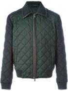 Brioni Quilted Jacket, Men's, Size: Xl, Grey, Wool/feather