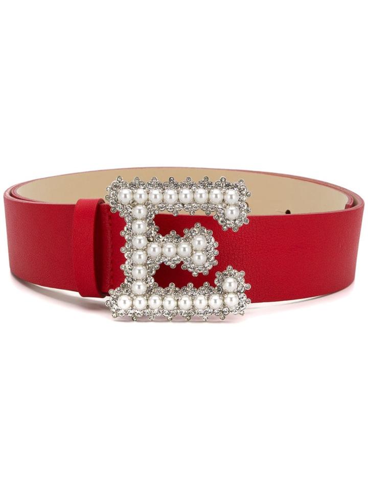 Ermanno Ermanno 'e' Belt - Red