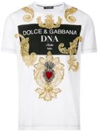 Dolce & Gabbana Baroque Embroidered T-shirt - White