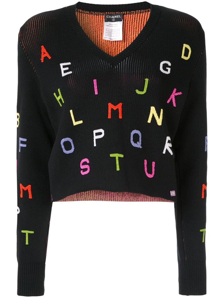 Chanel Vintage Long Sleeve Top - Black