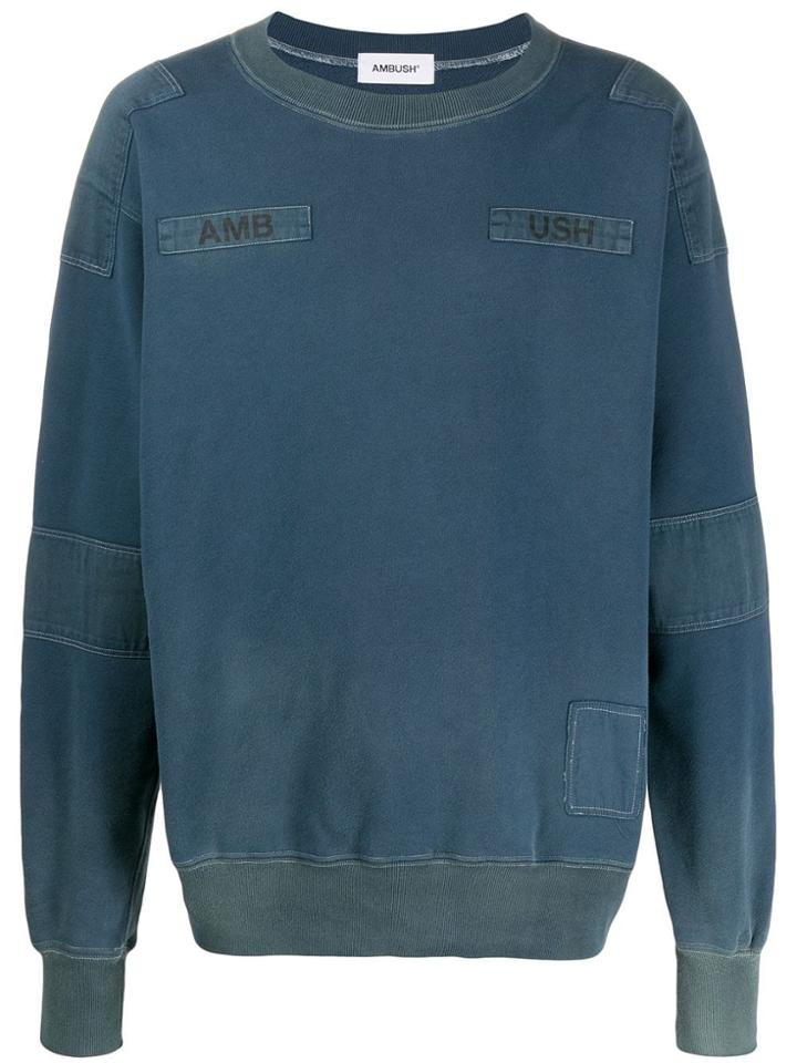 Ambush Round Neck Jumper - Blue