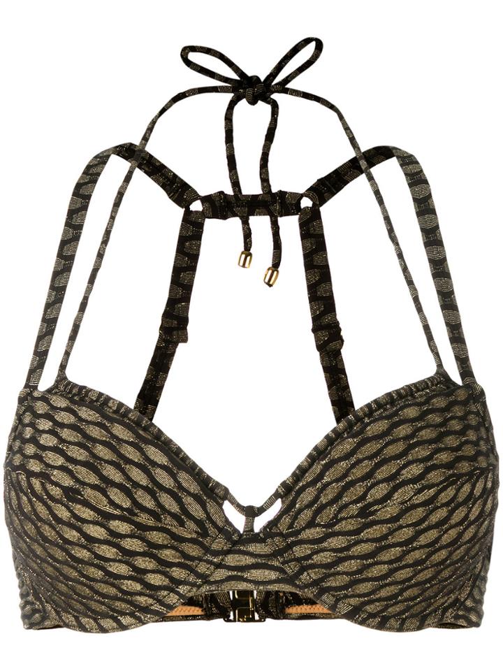 Marlies Dekkers Holi Vintage Push Up Bikini Top - Black