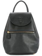Fendi Pre-owned Logos Drawstring Backpack - Black