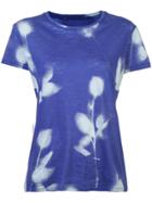 Proenza Schouler Rose Imprint Short Sleeve T-shirt - White