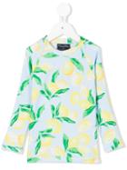 Oscar De La Renta Kids - Sun Protection Printed Top - Kids - Polyester/spandex/elastane - 10 Yrs, Blue