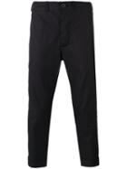 Casey Casey Slouch Trousers, Men's, Size: Large, Black, Cotton