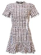 Sandy Liang Tweed Short Sleeve Dress