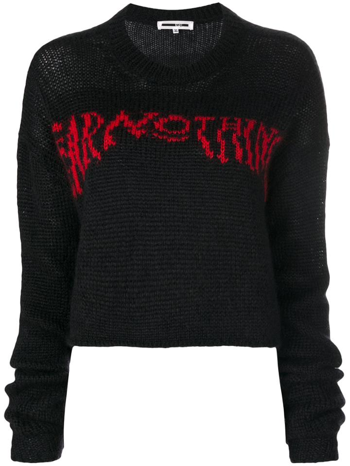 Mcq Alexander Mcqueen Fear Nothing Jumper - Black