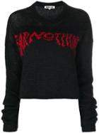 Mcq Alexander Mcqueen Fear Nothing Jumper - Black