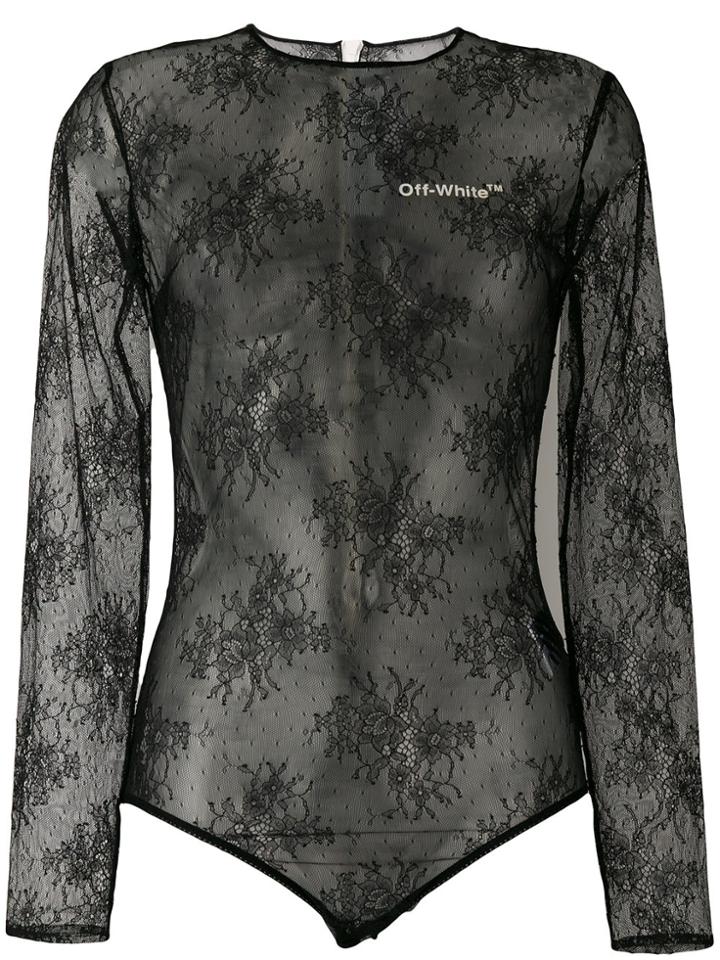 Off-white Lace Body - Black