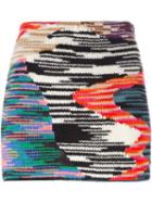 Missoni Patterned Knit Skirt, Women's, Size: 38, Black, Nylon/wool