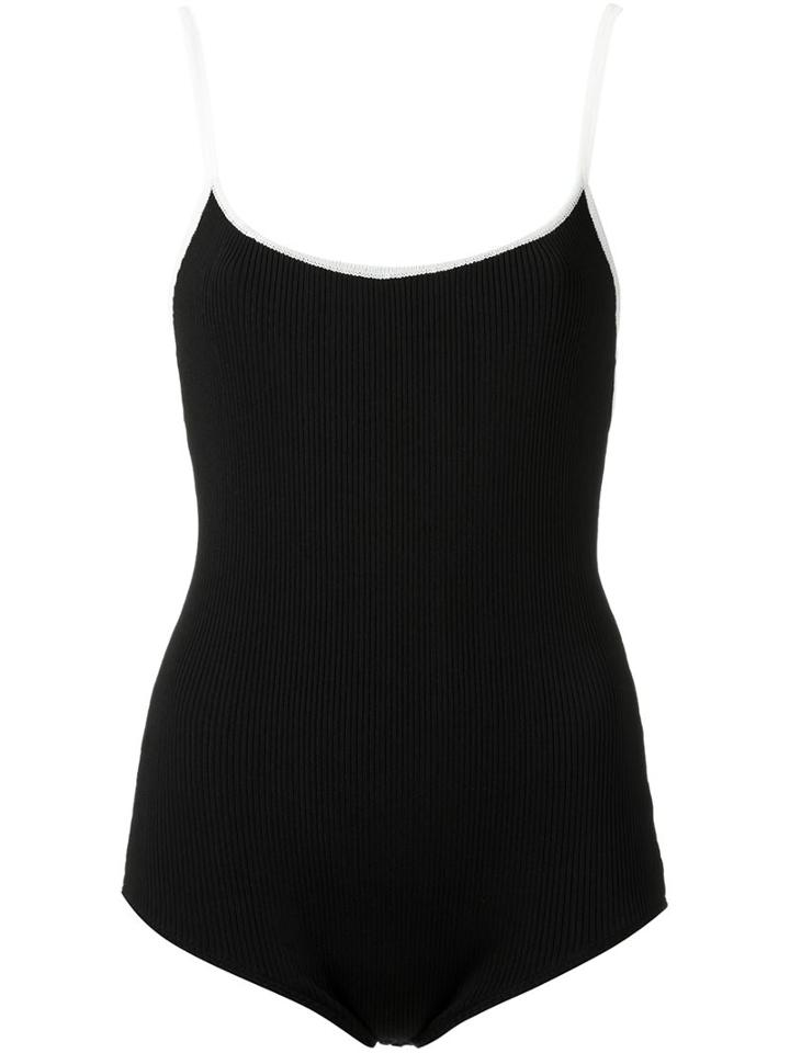 Egrey Knitted Bodysuit, Women's, Size: Medium, Black, Viscose