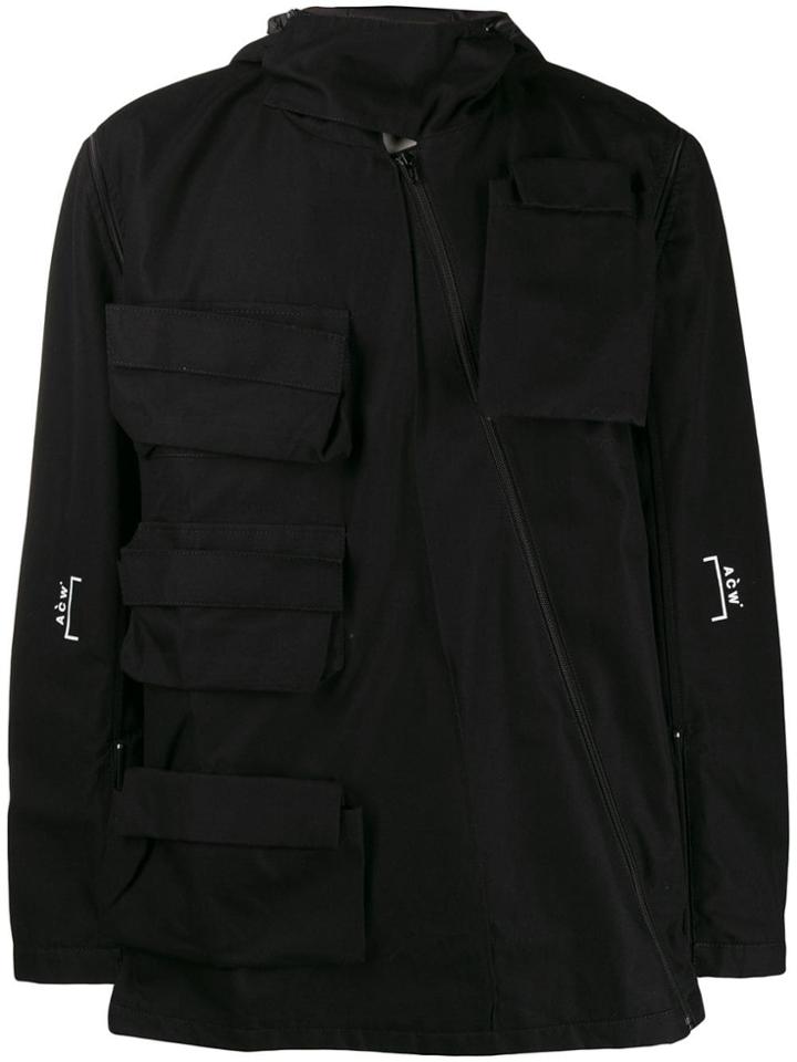A-cold-wall* Detachable Sleeve Cargo Jacket - Black