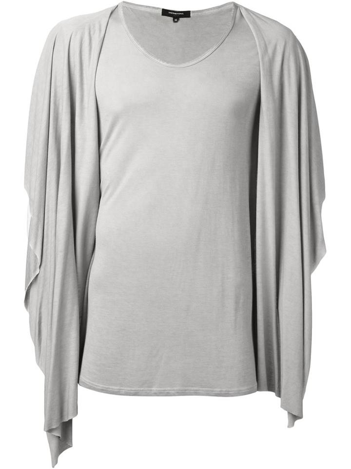 Unconditional Hooded Draped T-shirt, Men's, Size: S, Nude/neutrals, Rayon