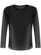 Uma Raquel Davidowicz Canto Tulle Blouse - Black