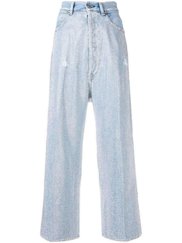 Golden Goose Breezy Embellished Jeans - Blue