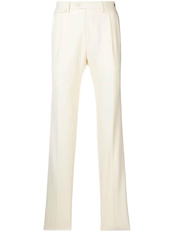 Tagliatore Classic Chino Trousers - White