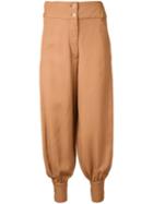 H Beauty & Youth Flared Pants, Women's, Size: Medium, Brown, Rayon