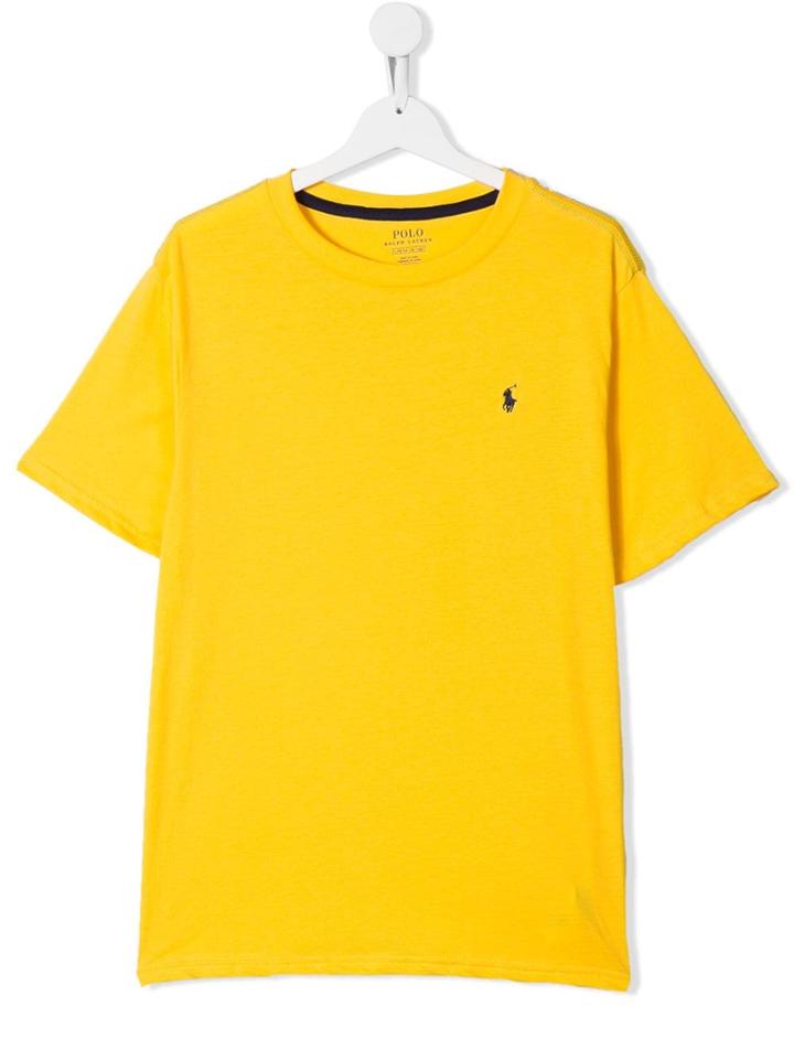 Ralph Lauren Kids Teen Logo Embroidered T-shirt - Yellow