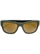 Versace 'rock Icons' Square Frame Sunglasses, Men's, Green, Acetate/metal