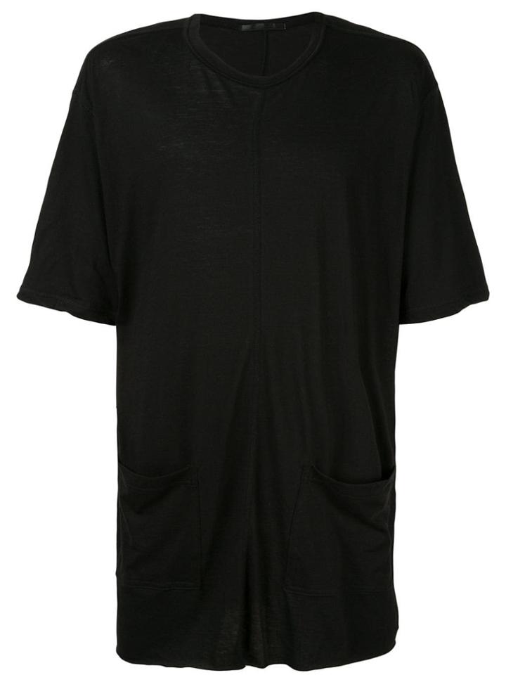 The Viridi-anne Front Pocket T-shirt - Black