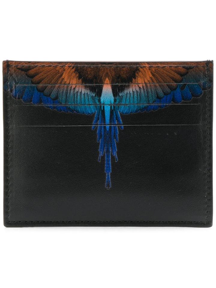 Marcelo Burlon County Of Milan Wings Print Cardholder - Black