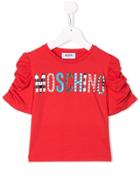 Moschino Kids Logo Short-sleeve T-shirt - Red
