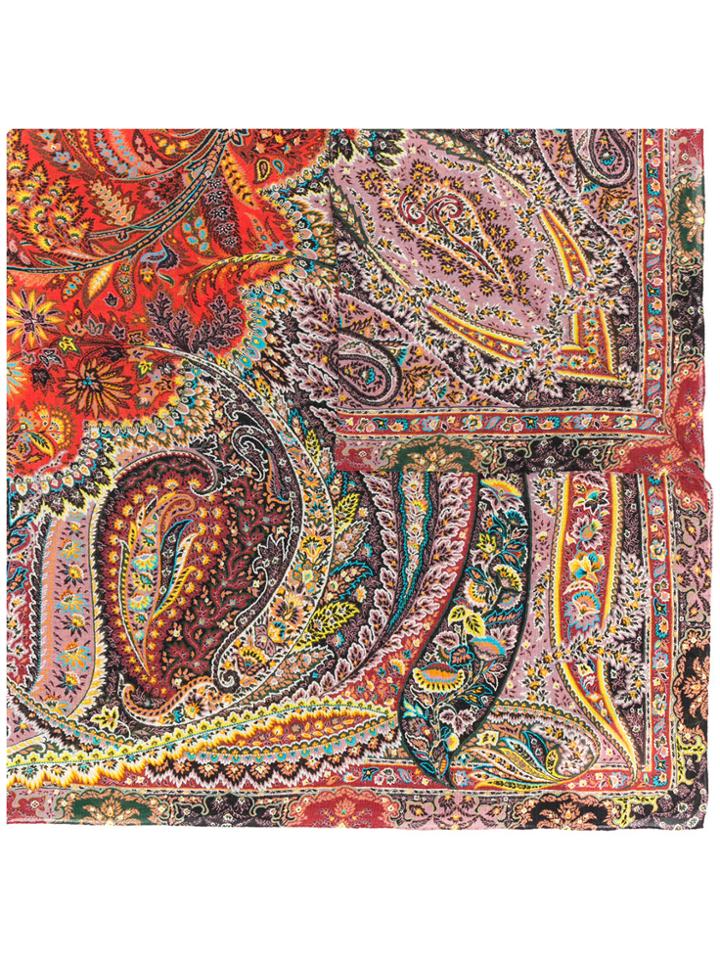 Etro Graphic Print Scarf - Multicolour