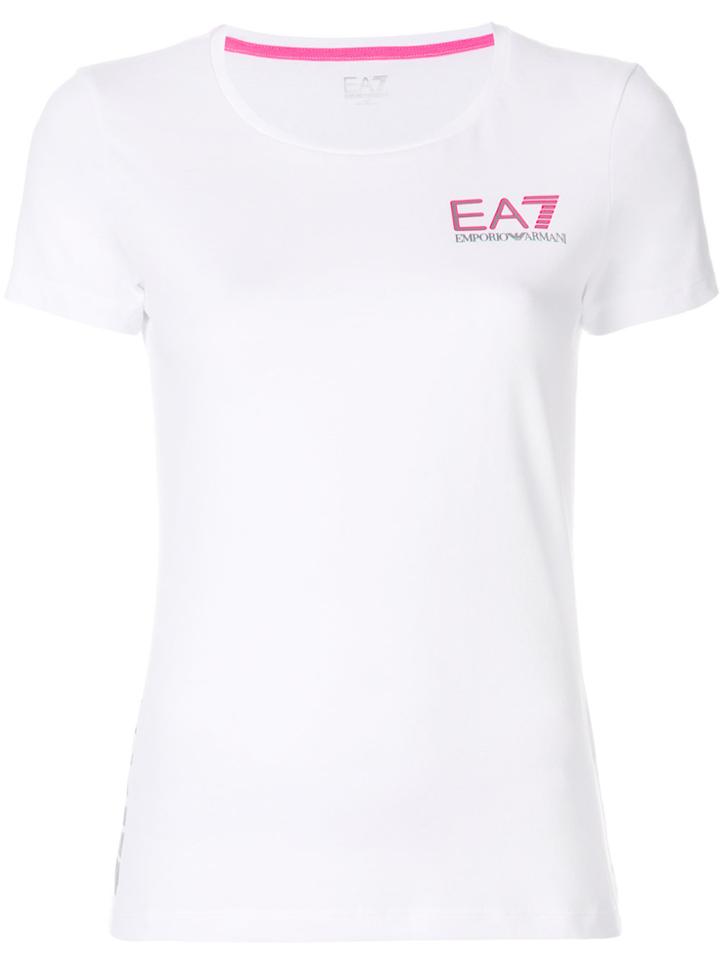 Ea7 Emporio Armani Slim Logo T-shirt - White