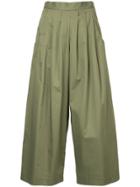 N Duo Wide Leg Culottes - Green