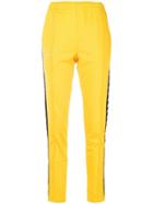 Kappa Astoria Snap Track Pants - Yellow & Orange