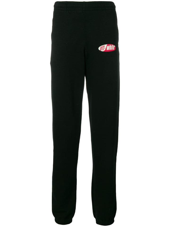 Off-white Slim Fit Jogging Bottoms - Black