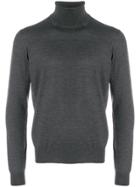 Cenere Gb Roll Neck Fitted Jumper - Grey