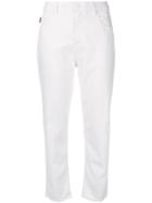 Love Moschino High-waist Fitted Jeans - White