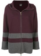 Lorena Antoniazzi Paneled Hoodie - Red