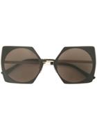 Marni Eyewear Square Frame Sunglasses - Black