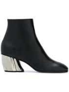 Proenza Schouler Contrast Heel Ankle Boots - Black