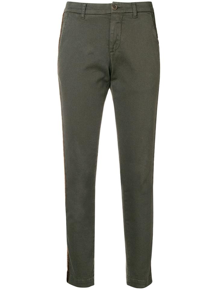 P.a.r.o.s.h. Side Stripe Trousers - Green
