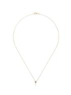 Lizzie Mandler Fine Jewelry 18k Gold Round Diamond Pendant Necklace -