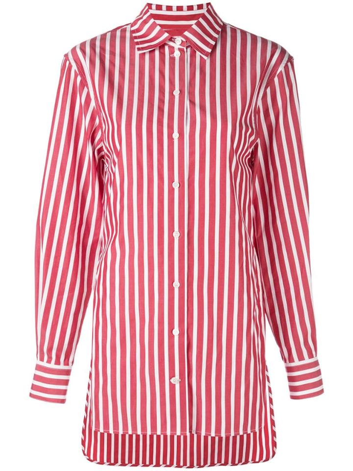 Victoria Beckham Striped Shirts - Red