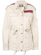 Karl Lagerfeld Mid-length Safari Jacket - Neutrals