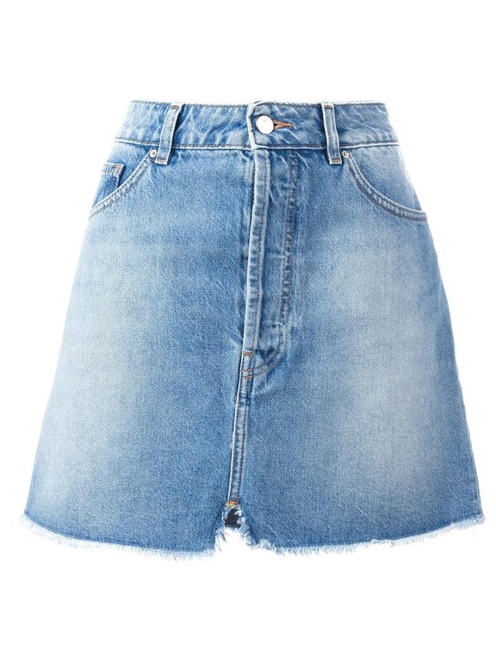 Iro Taig Denim Skirt, Women's, Size: 36, Blue, Cotton