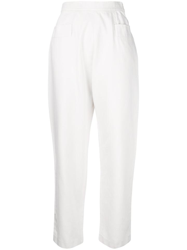 Yves Saint Laurent Vintage Cropped Trousers - White