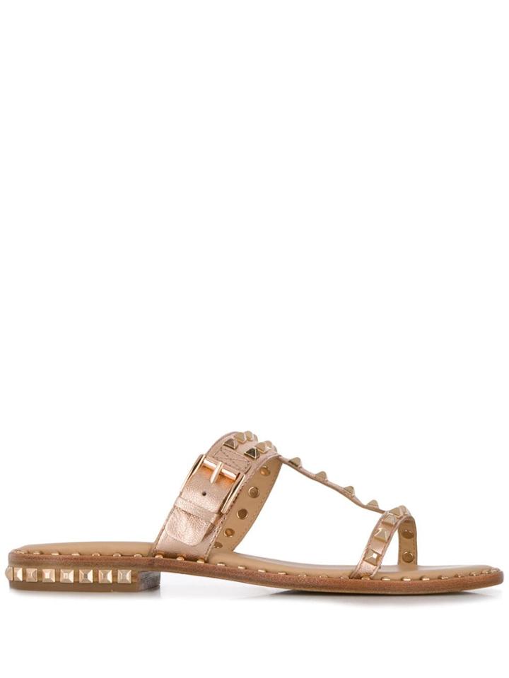 Ash Studded Sandals - Gold