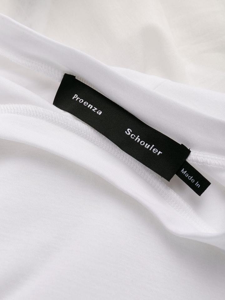 Proenza Schouler Panelled Long-sleeve T-shirt - White